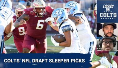 SLEEPERS: Dark Horse Players the Indianapolis Colts Could Take in the 2026 NFL Draft