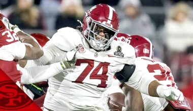 49ers mock draft roundup: Kadyn Proctor buzz builds, trade-up scenario emerges