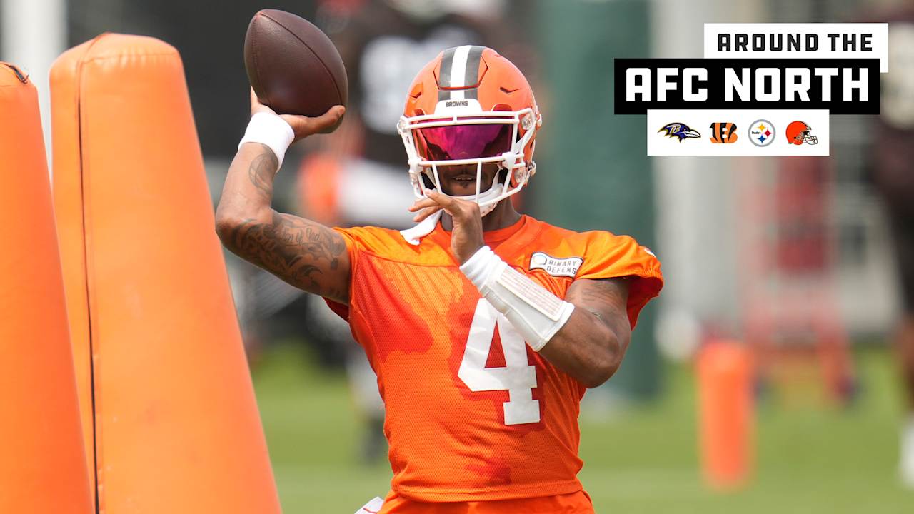 Deshaun Watson Throws With Browns Receivers in Florida