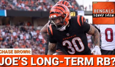 BENGALS SQUAD SHOW: Chase Brown Joe Burrow's LONG-TERM running back of the future?