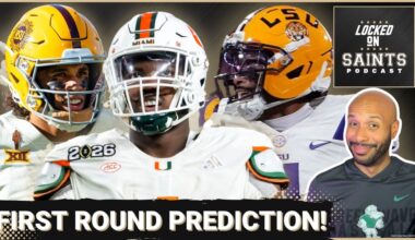 PREDICTION: New Orleans Saints Predictive 7-Round Mock Draft 1.0