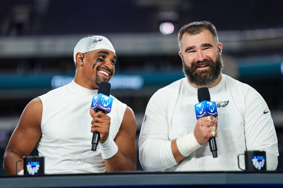 Kelce (R) has forged a TV career since his retirement from the NFL in 2024 and is tipped for the new ESPN role