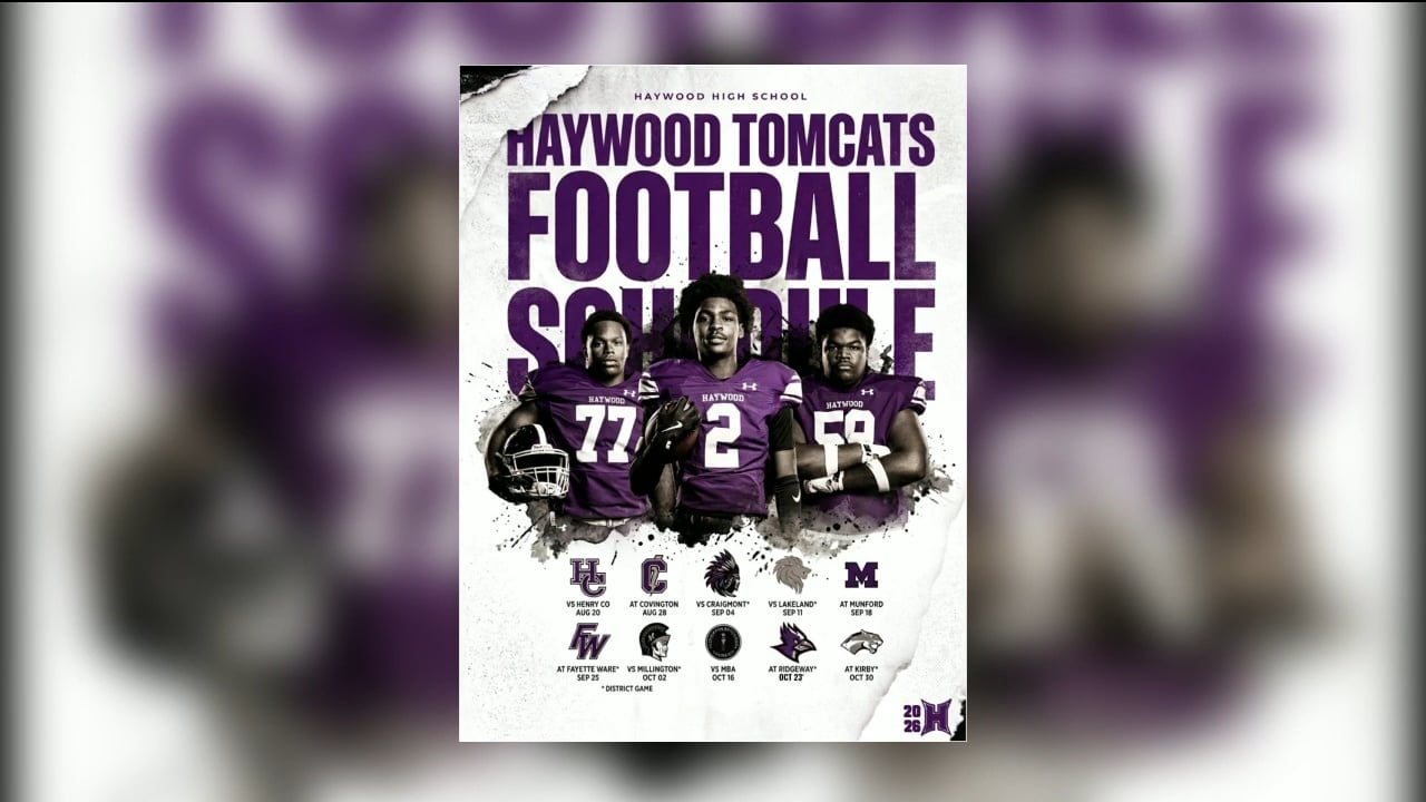Haywood Tomcats 2026 Football Schedule