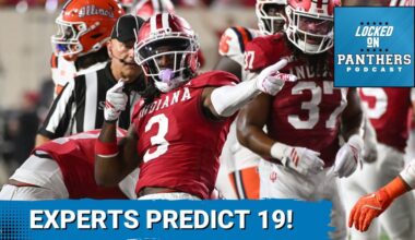 MOCK DRAFT BUZZ: Will the Carolina Panthers SELECT Kenyon Sadiq or Omar Cooper Jr.?