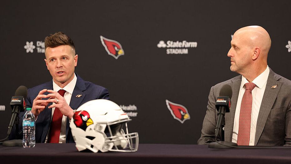 Cardinals' Monti Ossenfort and Mike LaFleur...
