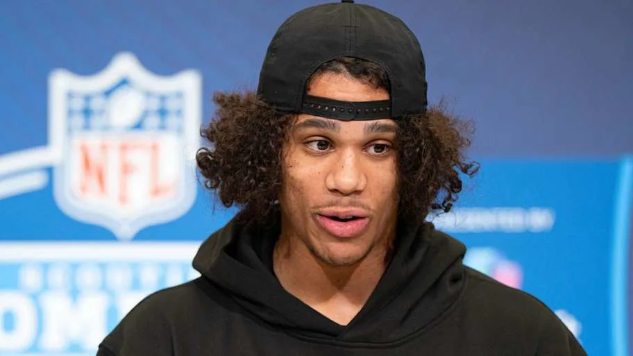 Jordyn Tyson at NFL Scouting Combine m