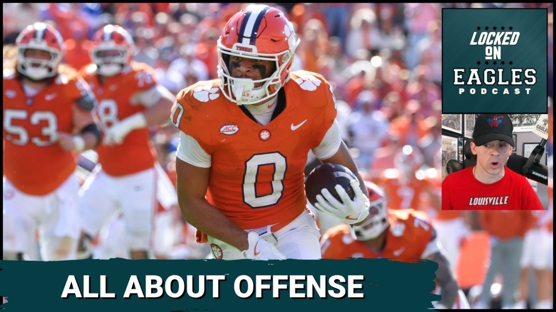 MOCK DRAFT: Philadelphia Eagles TARGETING ELITE SLOT WEAPON in Clemson WR Antonio Williams?!