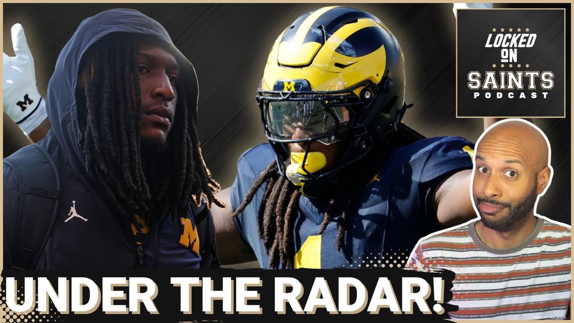 Michigan EDGE Jaishawn Barham's High Motor, Ceiling Signal Great New Orleans Saints NFL Draft Fit