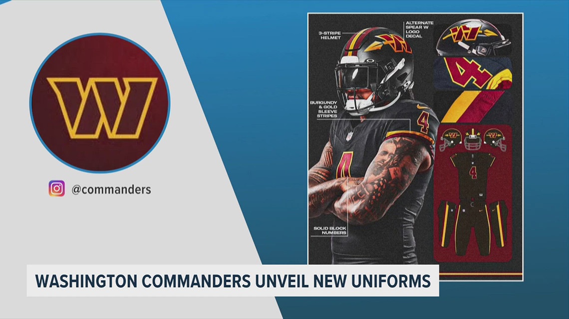 Washington Commanders new uniforms | fox43.com