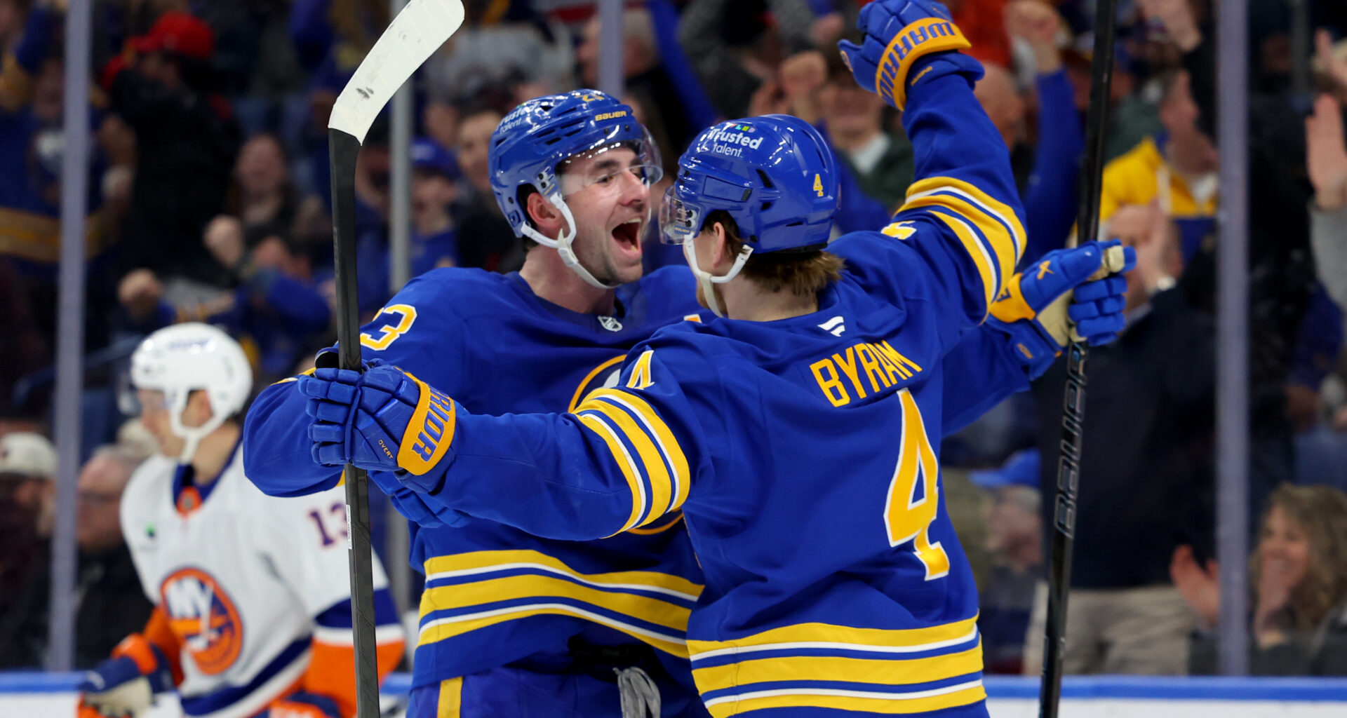 Bills send "Let's go Buffalo" vibes to Sabres before playoffs opener