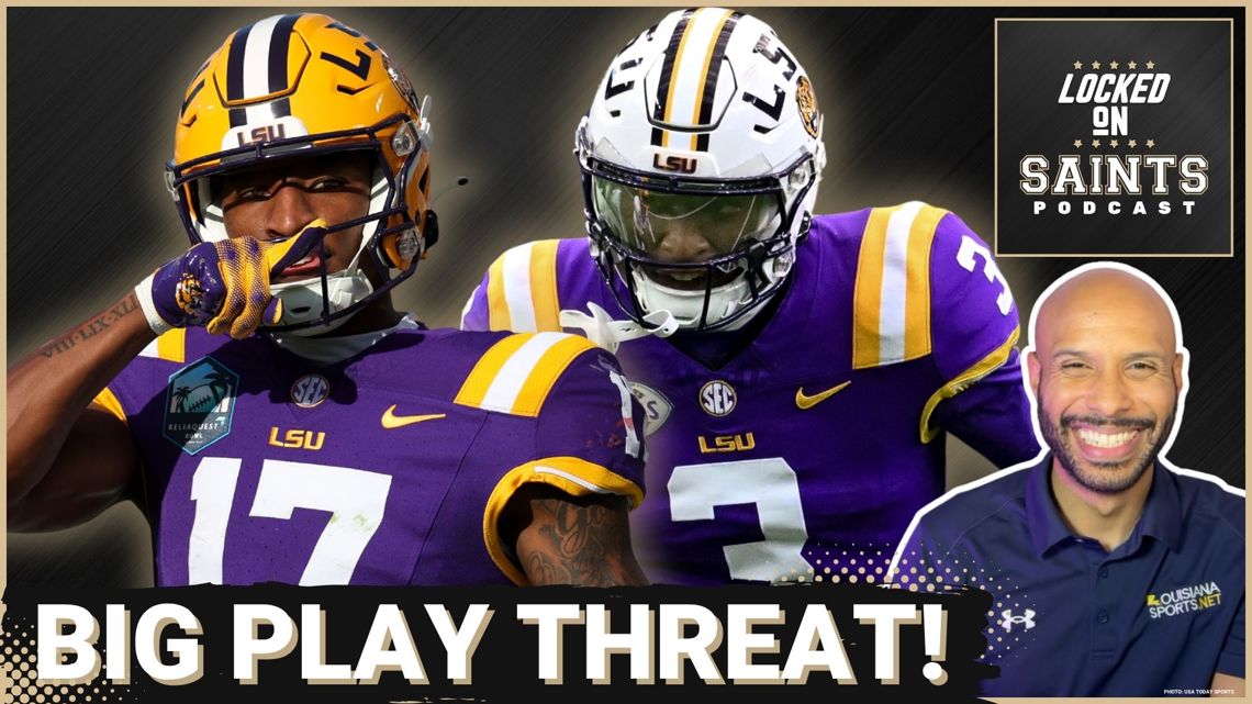 LSU WR Chris Hilton Jr. Hopes To Become Next Big Play Threat For New Orleans Saints' Offense