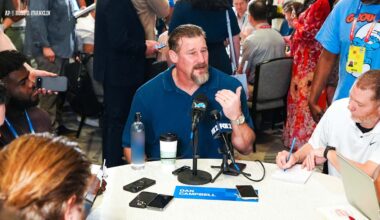 Detroit Lions HC Dan Campbell happy with OC Drew Petzing's early impact: 'He’s been great'