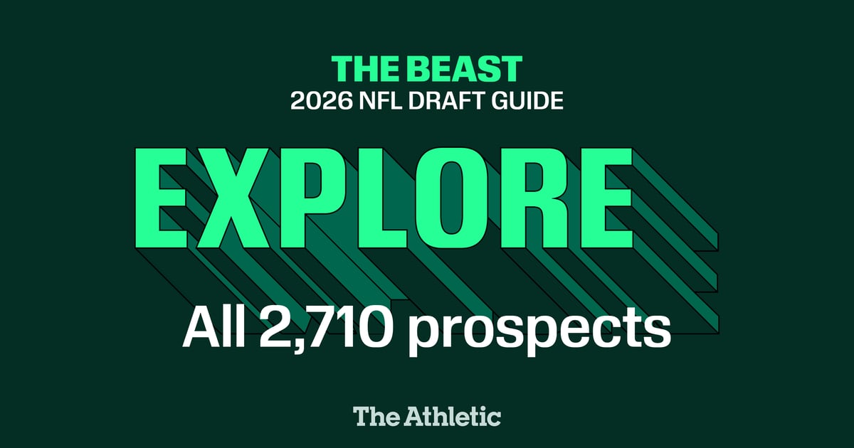 Explore over 2,700 NFL Draft prospects in The Beast 2026