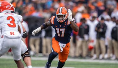 Photos: Patriots Second Round Pick Gabe Jacas in Action