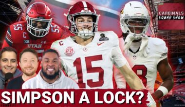 CARDINALS SQUAD SHOW: Is It A Forgone Conclusion That The Cardinals Will Draft Ty Simpson?