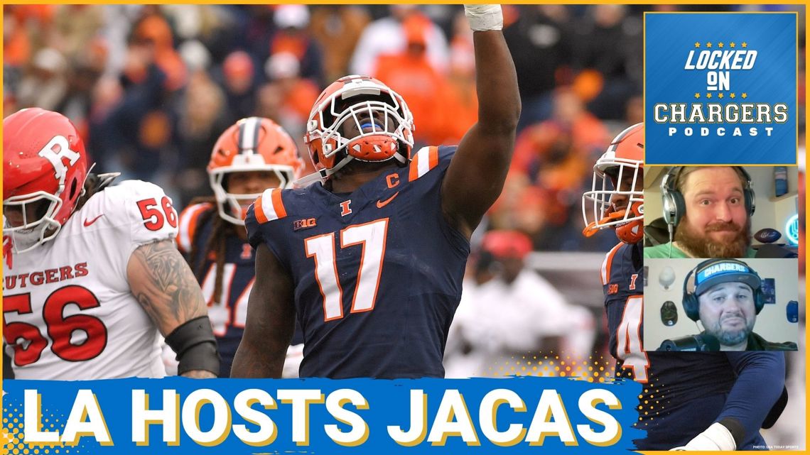 EDGE CRUSH: Chargers Eye Gabe Jacas, Illinois Standout Could be HUGE get in the 2026 Draft