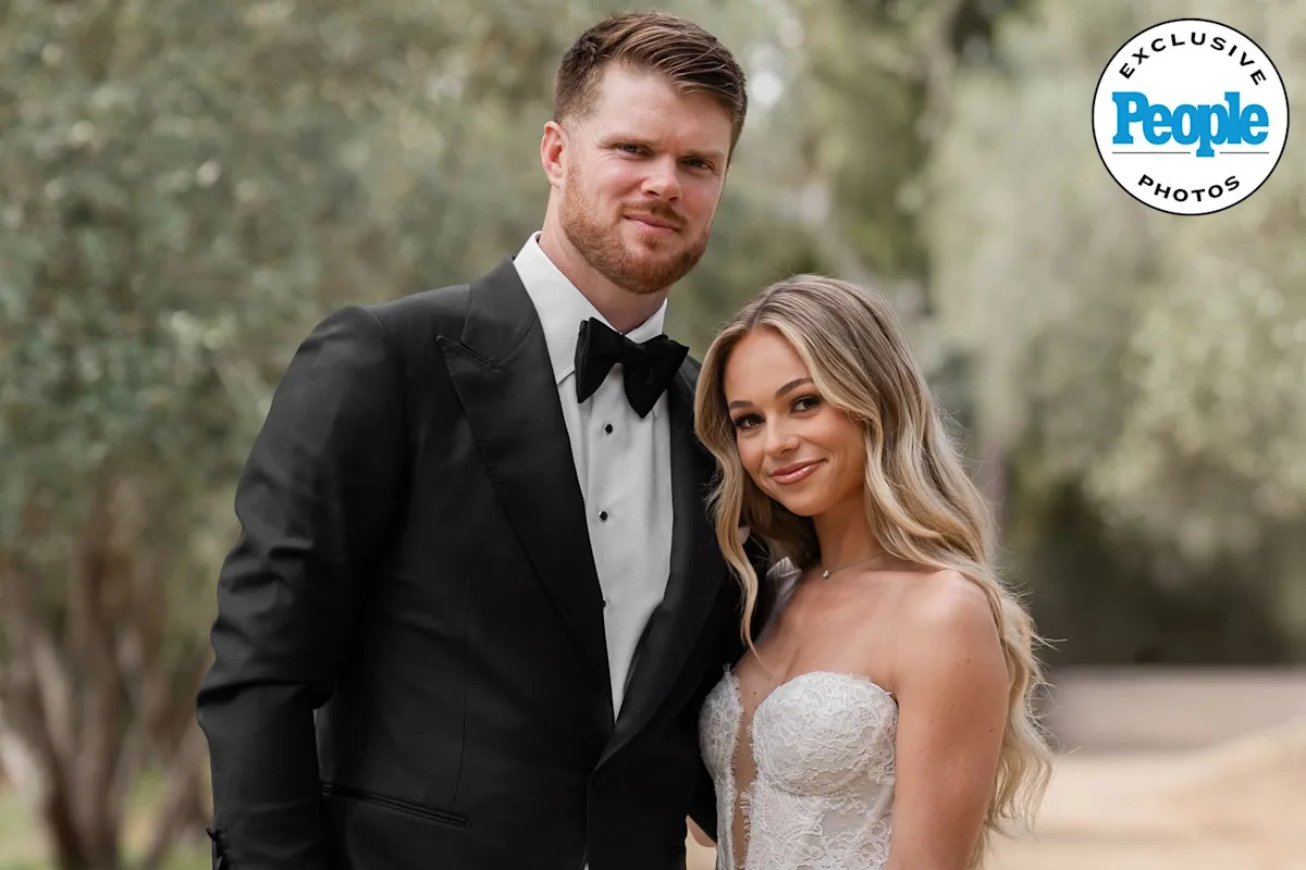 Seattle Seahawks Quarterback Sam Darnold Marries Katie Hoofnagle in 'Classic and Timeless' California Wedding (Exclusive)
