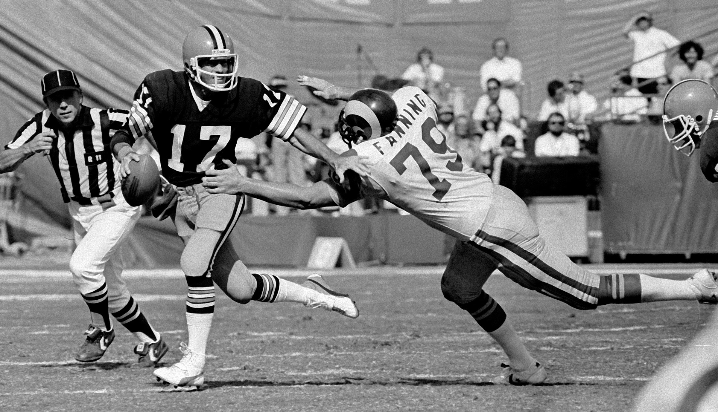 Cleveland Browns QB Brian Sipe (17) was drafted in Round 13