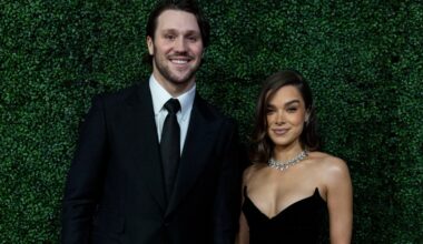 Bills QB Josh Allen and wife Hailee Steinfeld welcome their first child