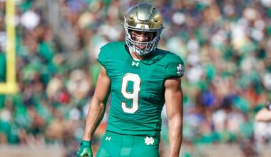 NFL DRAFT: New England Patriots select Notre Dame TE Eli Raridon