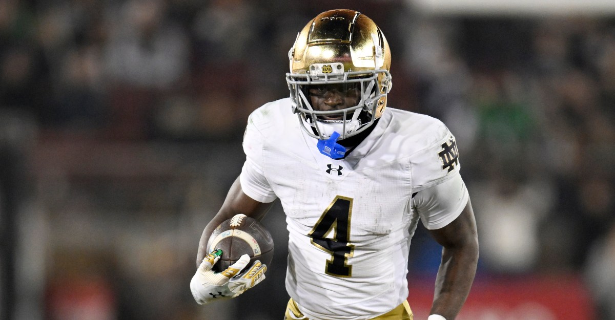 Dallas Cowboys mock draft includes trade for Notre Dame RB Jeremiyah Love