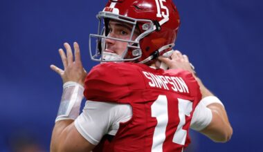 Rams draft Ty Simpson early in McShay’s final mock 5.0