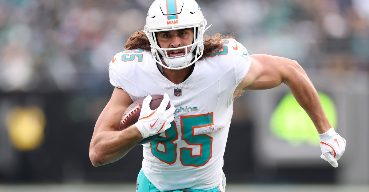 Dolphins’ GM Jon-Eric Sullivan excited to watch Greg Dulcich grow in 2026