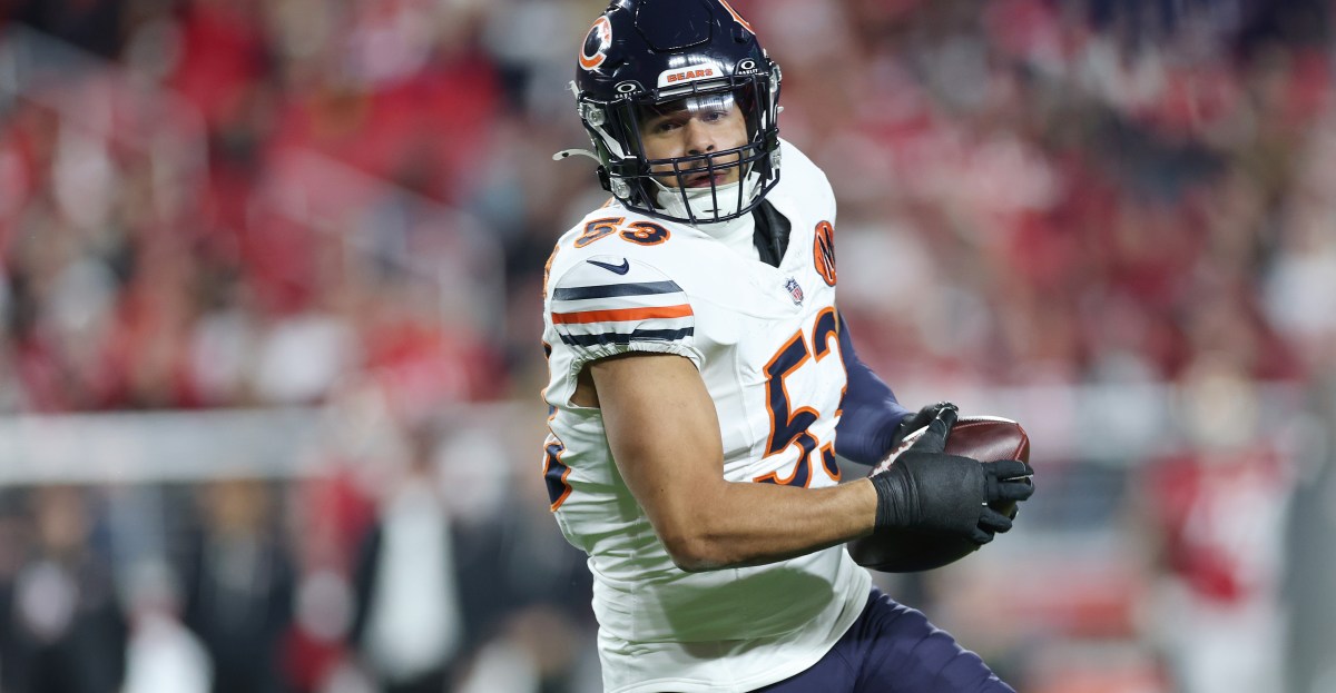 T.J. Edwards and Colston Loveland Receive the 2025 Brian Piccolo Awards