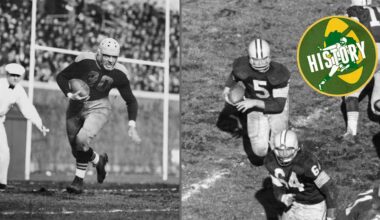 Clarke Hinkle, Curly Lambeau’s greatest player; Paul Hornung, Vince Lombardi’s greatest