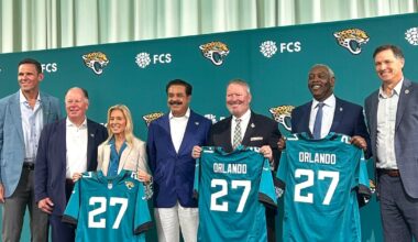 Jaguars to relocate to Orlando for one season in 2027