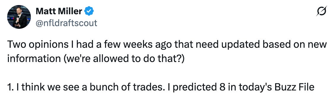 Can the Seahawks get out of this draft?