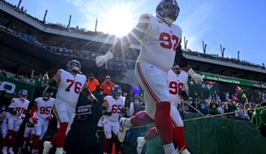 Dexter Lawrence will try to get No. 97 from Shemar Stewart