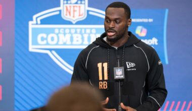 NFL mock draft 2026: Titans select Jeremiyah Love, RB , Notre Dame