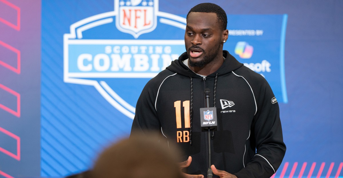 NFL mock draft 2026: Titans select Jeremiyah Love, RB , Notre Dame