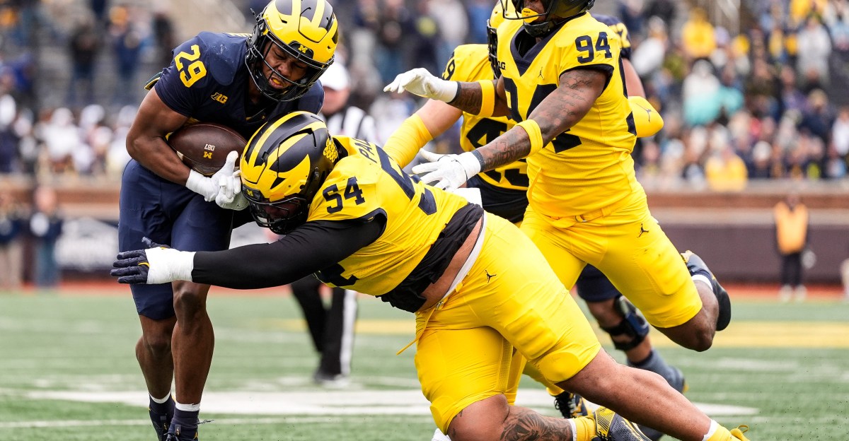 Michigan Football’s DL showcased depth, explosiveness in spring game