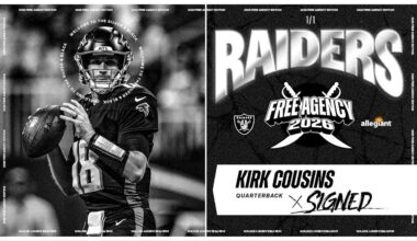 Raiders sign QB Kirk Cousins