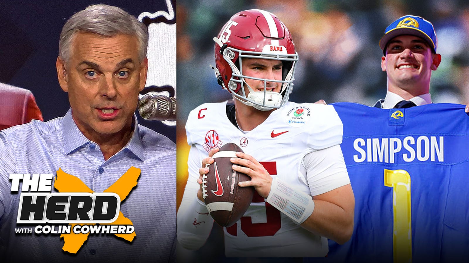 Ty Simpson is the winner of 2026 NFL Draft with Rams drafting him at No. 13 
