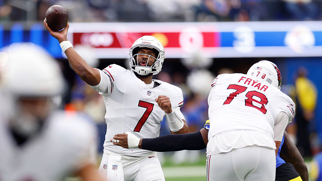 Cardinals' Jacoby Brissett...