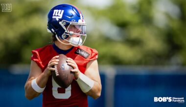 Giants' 2026 offseason workout program dates announced