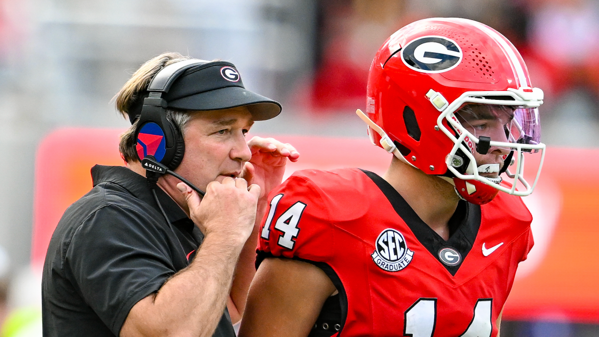 Georgia coach Kirby Smart says Gunner Stockton is 'great' after offseason knee injury