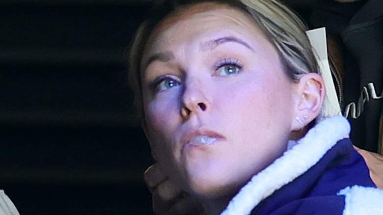 Kylie Kelce reacts amid backlash over her Taylor Swift/Travis Kelce wedding remarks.