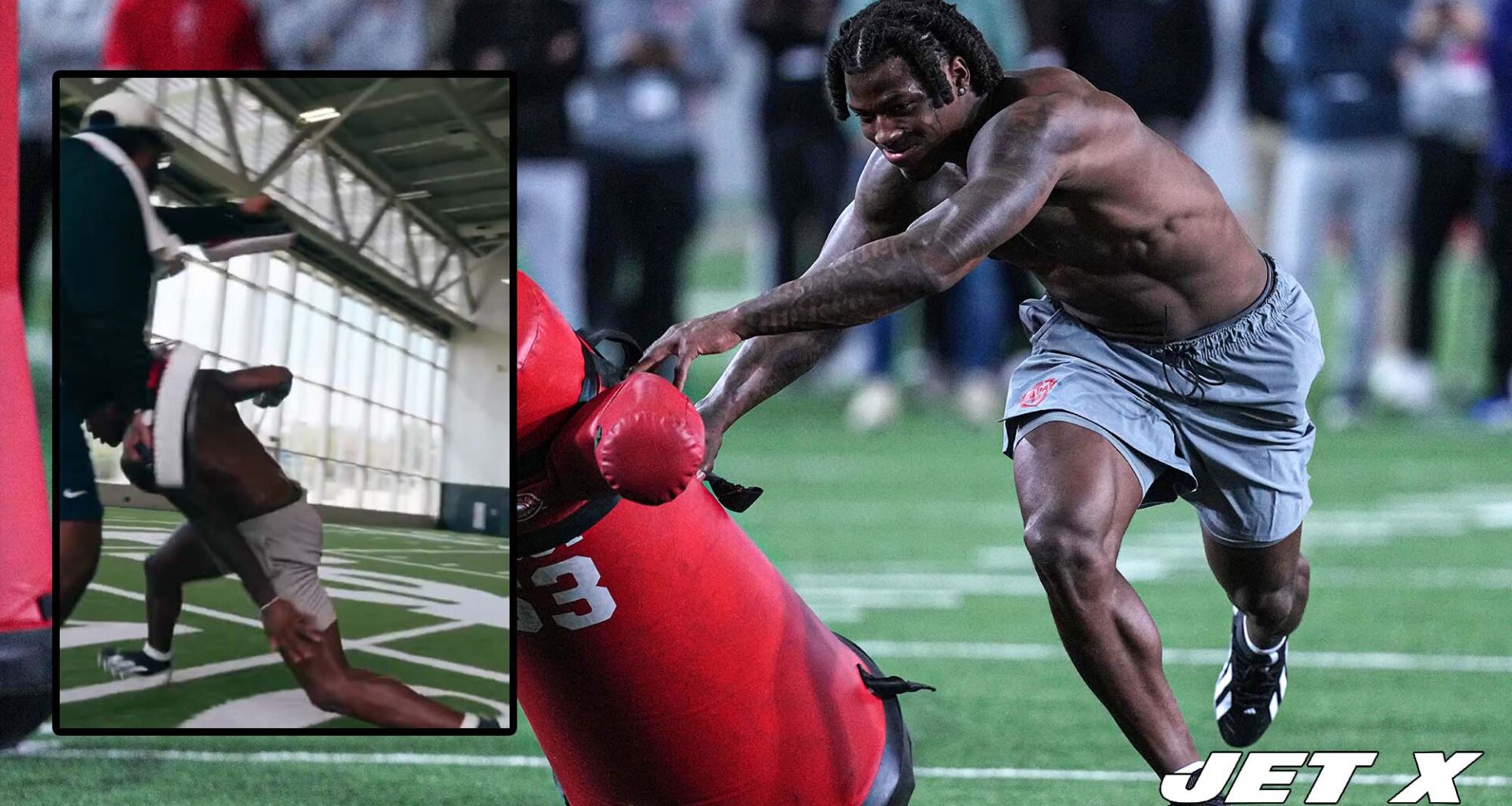 Jets draft target Arvell Reese ends 'Bend-gate' in viral clip