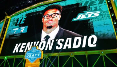 Jets' Kenyon Sadiq pick makes the right type of history in 2 ways
