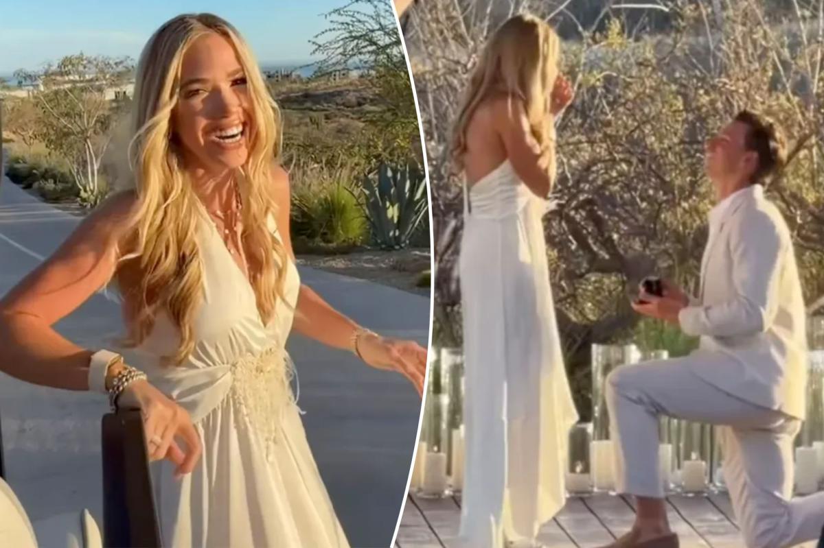 Gracie Hunt shares emotional video of proposal after Derek Green engagement