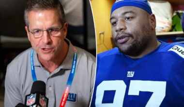 John Harbaugh says Giants want Dexter Lawrence but knows business plays role
