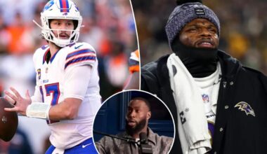 Josh Allen, Lamar Jackson given very different verdicts from Charles Omenihu