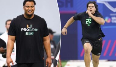 2026 NFL Draft Odds: Francis Mauigoa, Spencer Fano dueling to be first offensive lineman taken
