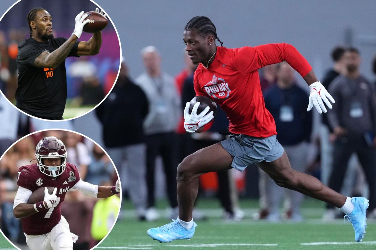 Ranking the top 10 wide receivers in the 2026 NFL Draft