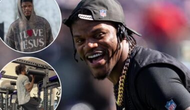 Lamar Jackson partakes in Ravens' voluntary workout in telling sign for new era