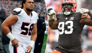 Giants sign defensive tackles Shelby Harris, Leki Fotu